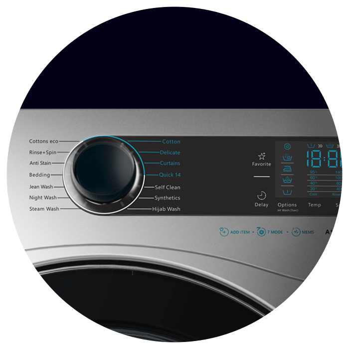 شستشوی سریع در ماشین لباسشویی سنیور دوو