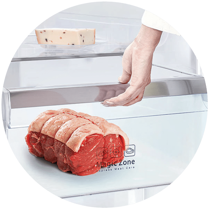 نگهداری گوشت در محفظه ی ویژه