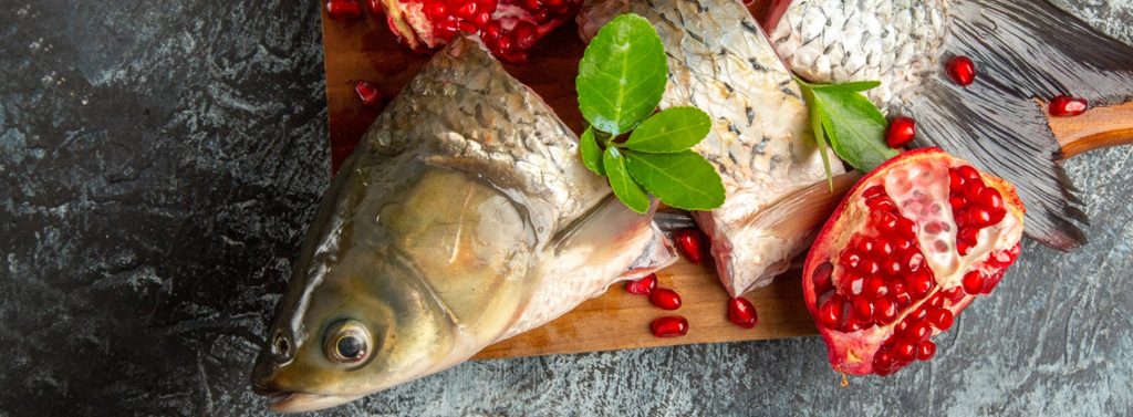 طرز تهیه سبزی پلو با ماهی شکم پر