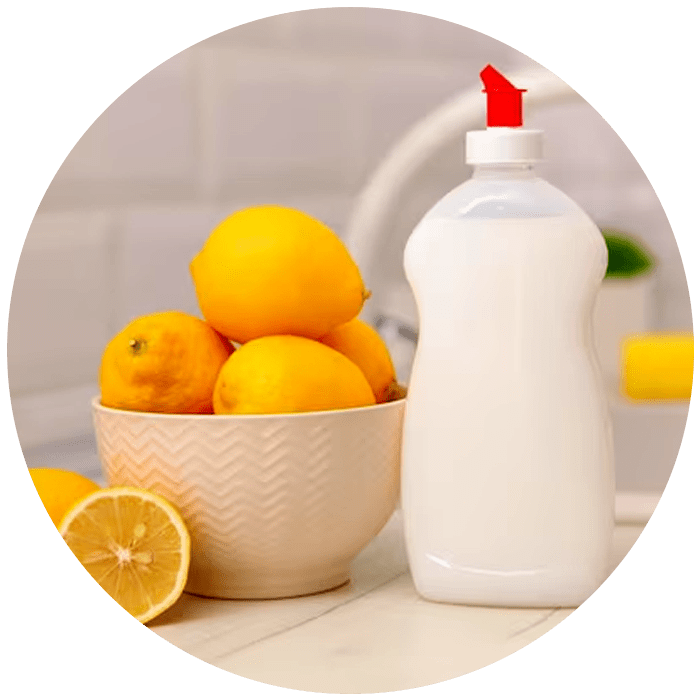 نحوه‌ی پاکسازی ظرف‌ها با استفاده از آبلیمو