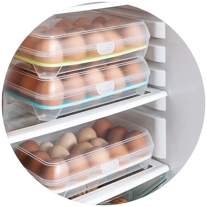 نگهداری تخم مرغ در یخچال فریزر ساید‌یای‌ساید