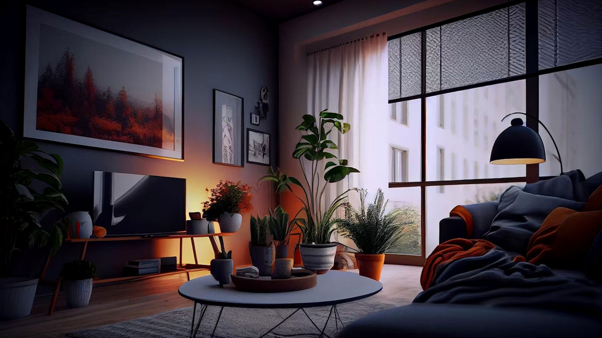 نور محیط بیرون خانه