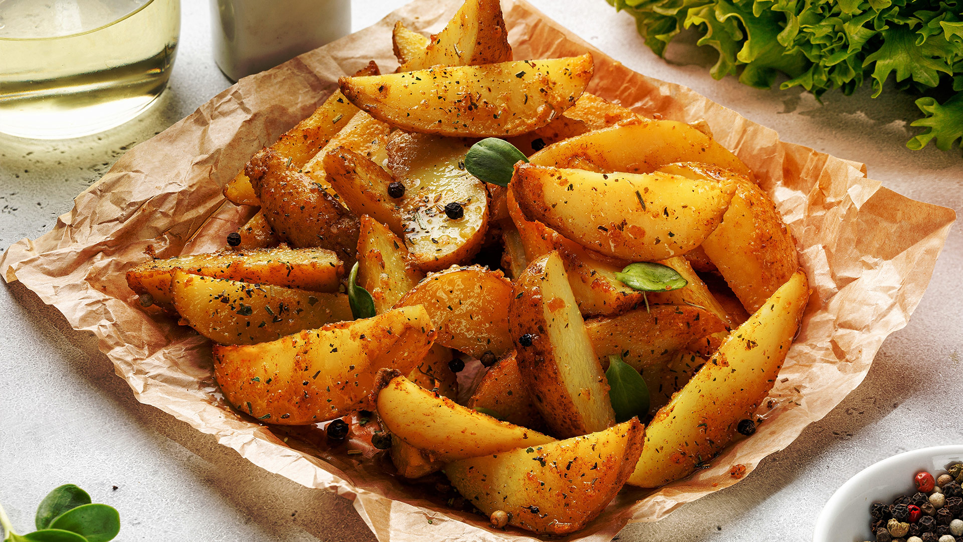 تهیه سیب زمینی دورچین بوقلمون